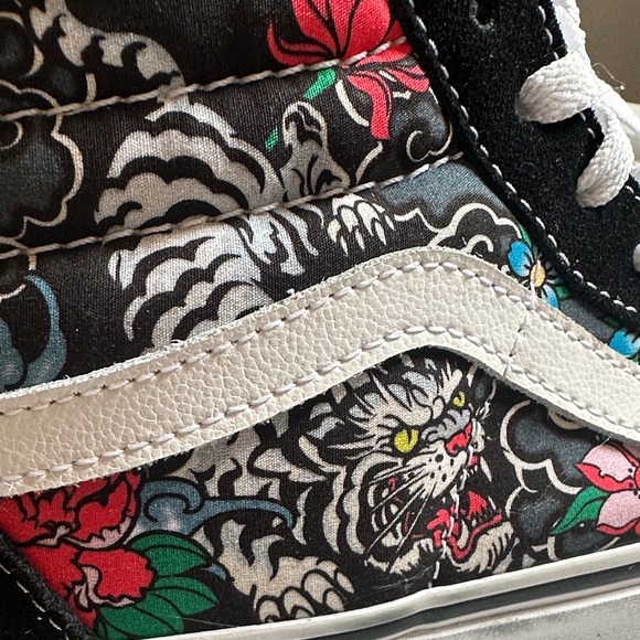 Vans Classic Black and White High-Tops - Picture 8 of 8